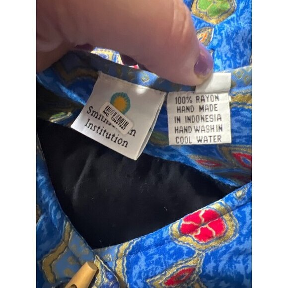 Quilted Chore Jaket Smithsonian Institution Barn Hand Made Pockets - Picture 3 of 12